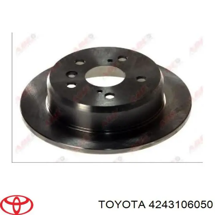 Задні дискові гальма Toyota 4243106050 ціна, від 40.30 USD