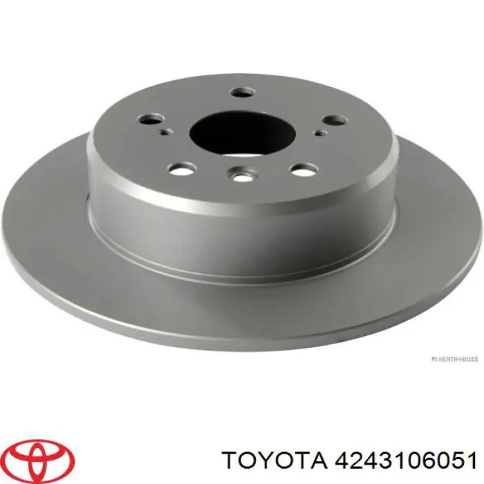 Купити 4243106051 Toyota Диск заднього гальма