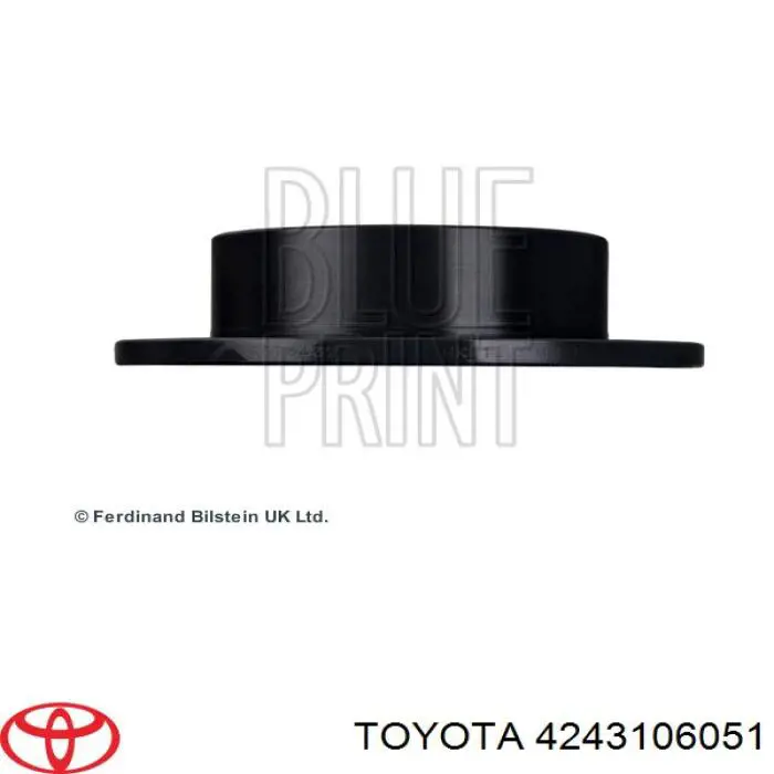 Гальмівні диски 4243106051 Toyota