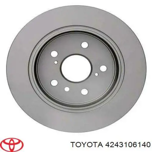 Диск гальмівний задній Toyota 4243106140
