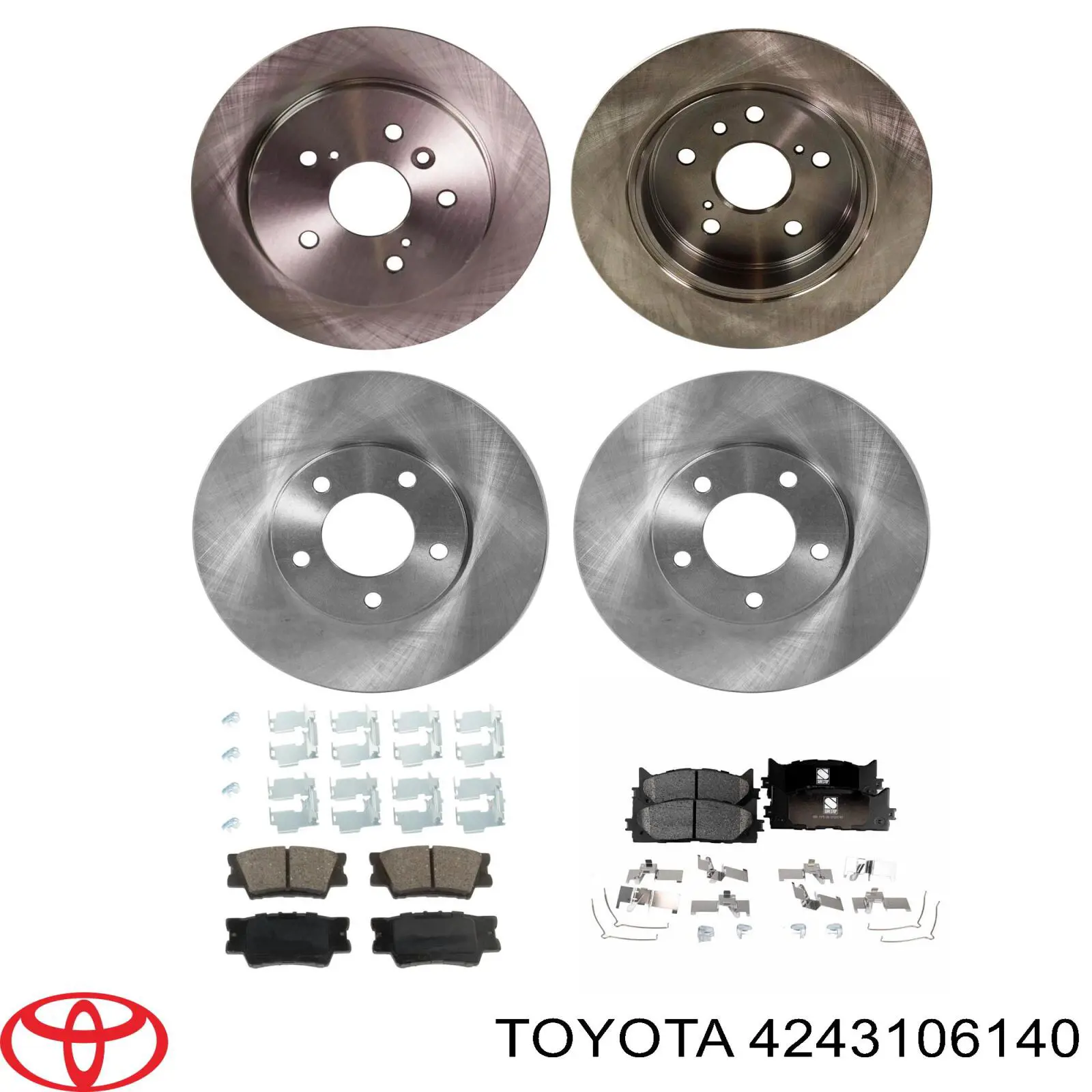 4243106140 Toyota Дискові гальма
