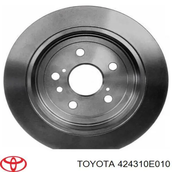 Диск гальмівний задній Toyota 424310E010