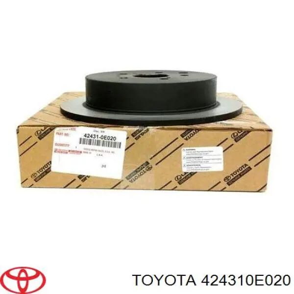 Задні дискові гальма Toyota 424310E020 ціна, від 53.66 USD