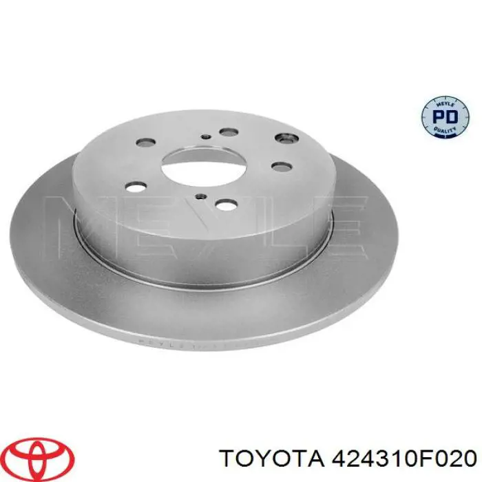 Купити 424310F020 Toyota Диск заднього гальма