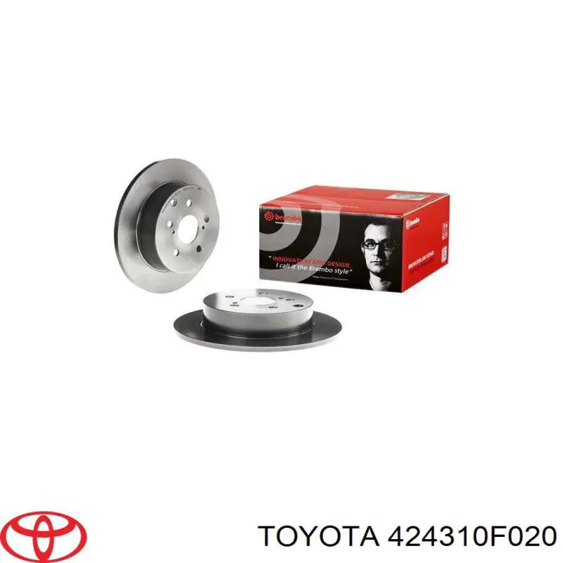 Задні дискові гальма Toyota 424310F020 ціна, від 44.78 USD