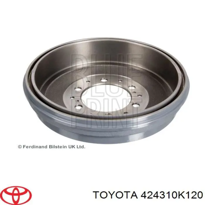 Барабан гальмівний задній Toyota 424310K120 ціна, від 48.80 USD