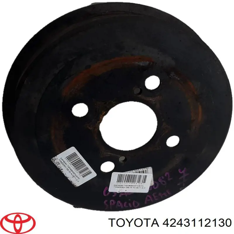 Барабан гальмівний задній Toyota 4243112130