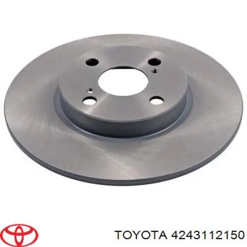 Диск гальмівний задній Toyota 4243112150