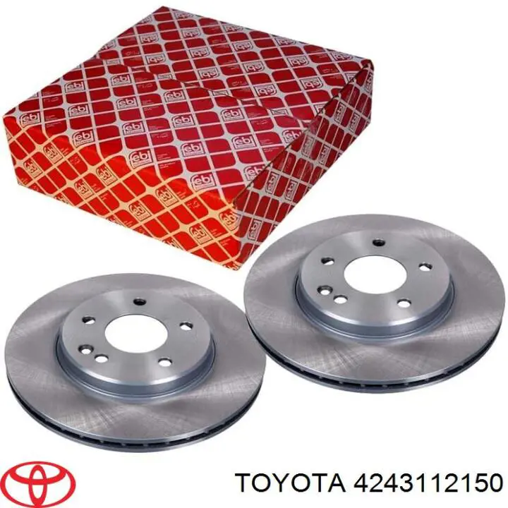 Купити 4243112150 Toyota Диск заднього гальма