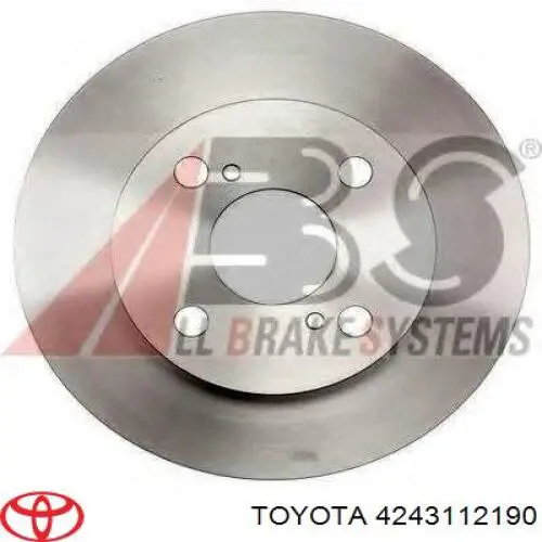 Задні дискові гальма Toyota 4243112190 ціна, від 18.31 USD