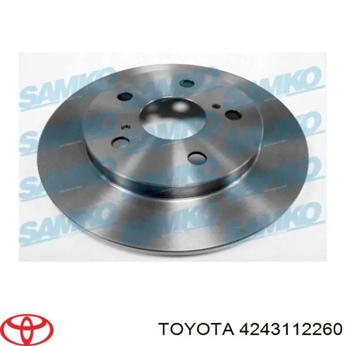 Задні дискові гальма Toyota 4243112260 ціна, від 30.70 USD