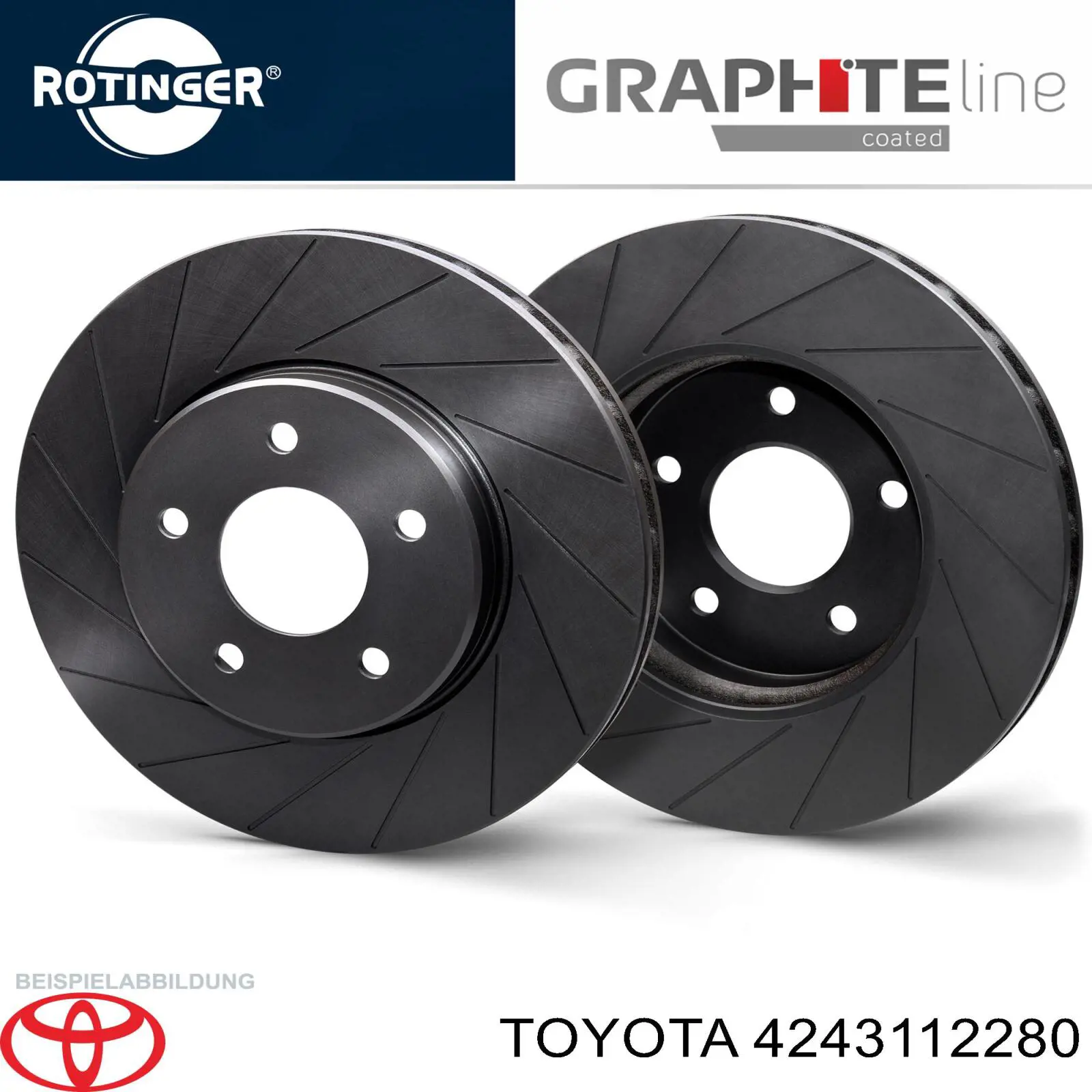 Купити 4243112280 Toyota Диск заднього гальма