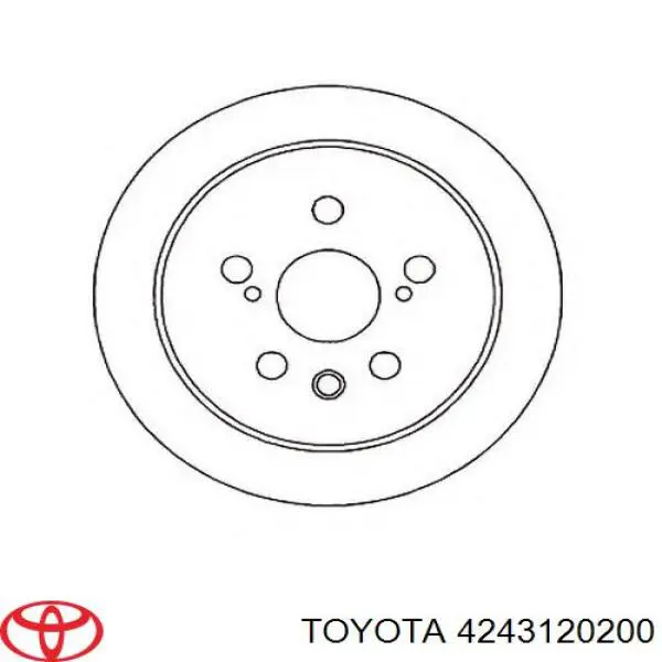 4243120210 Toyota Дискові гальма