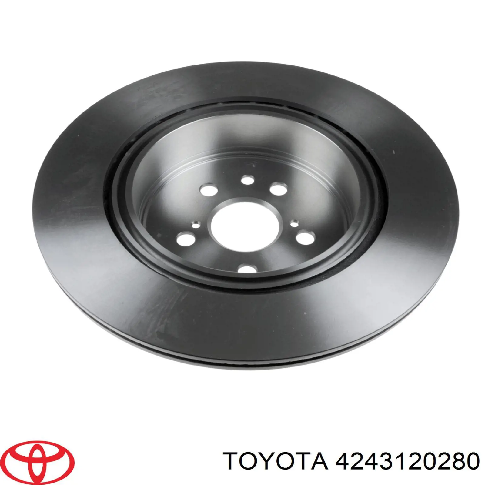 4243120280 Toyota диск гальмівний задній