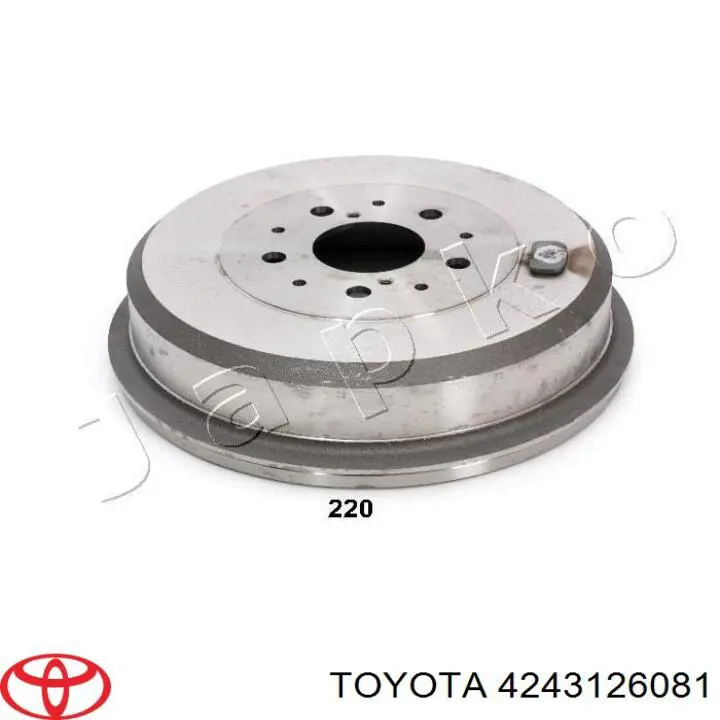 Купити 4243126081 Toyota Барабан гальмівний задній