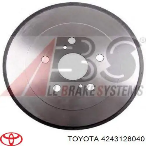 Барабан гальмівний задній на Toyota Previa (TCR1, TCR2)