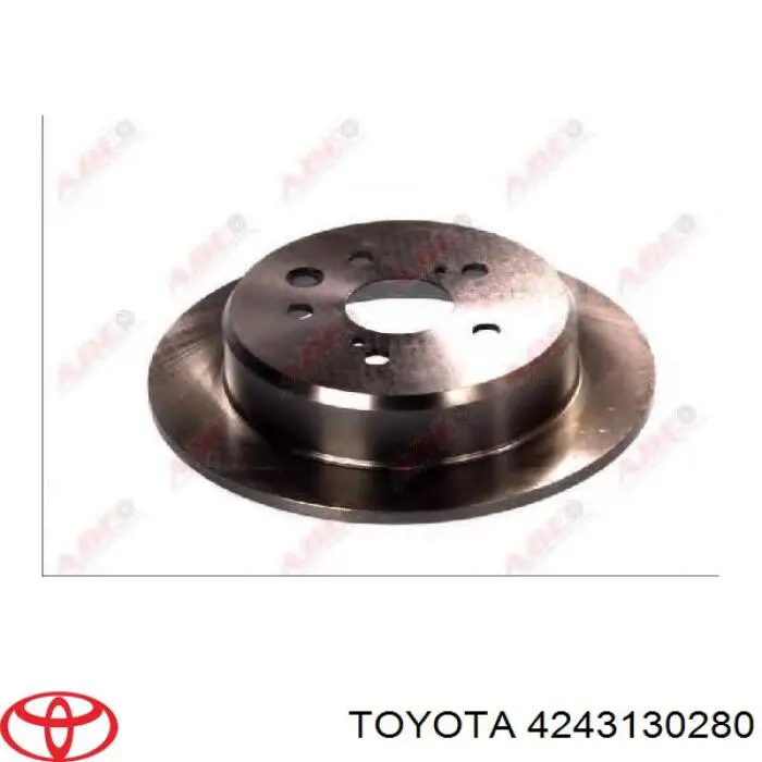 4243130280 Toyota Дискові гальма