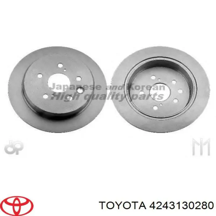 Гальмівні диски 4243130280 Toyota