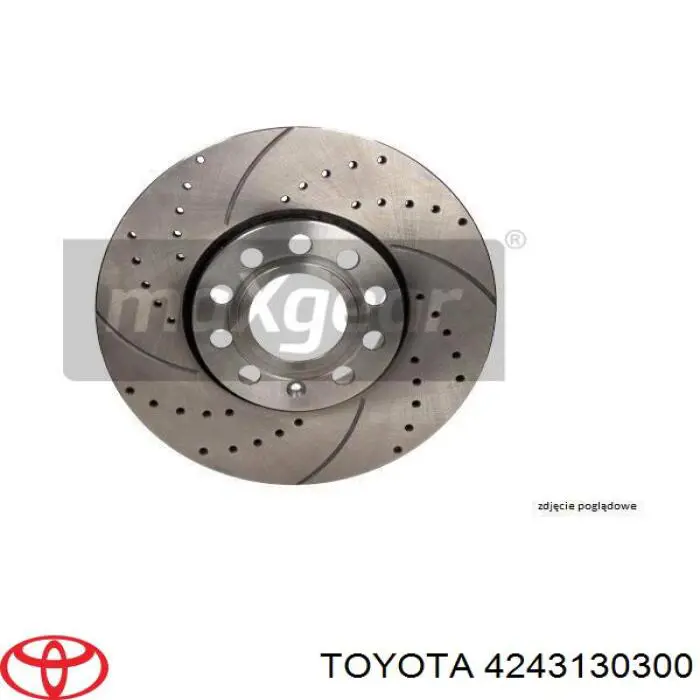 Купити 4243130300 Toyota Диск заднього гальма
