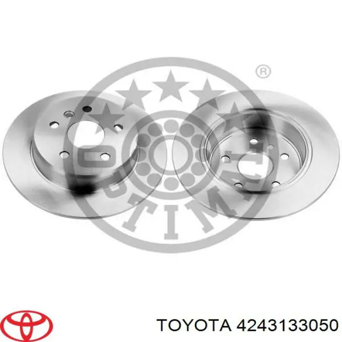 Диск гальмівний задній Toyota 4243133050