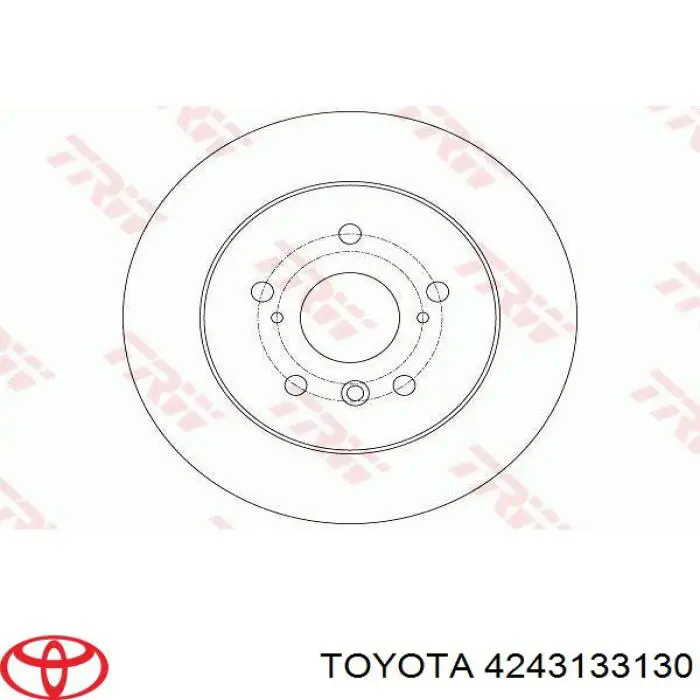 Гальмівні диски 4243133130 Toyota