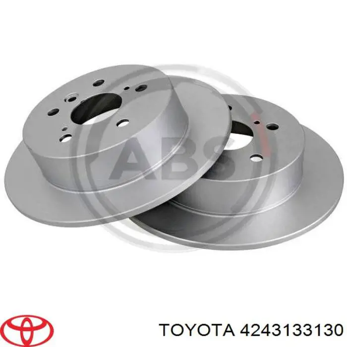 4243133130 Toyota диск гальмівний задній
