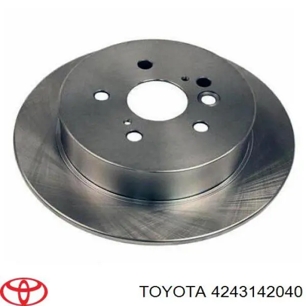 Диск гальмівний задній Toyota 4243142040