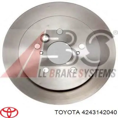 Задні дискові гальма Toyota 4243142040 ціна, від 36.90 USD
