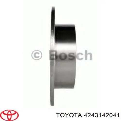Диск гальмівний задній Toyota 4243142041