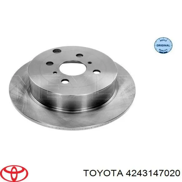 Гальмівні диски 4243147020 Toyota