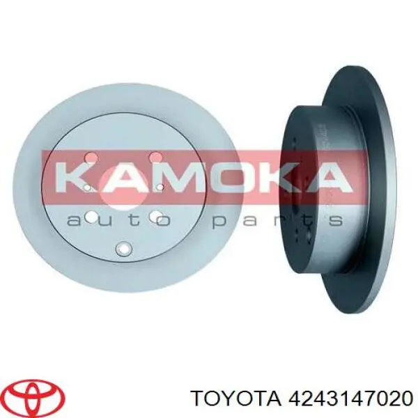 Диск гальмівний задній Toyota 4243147020