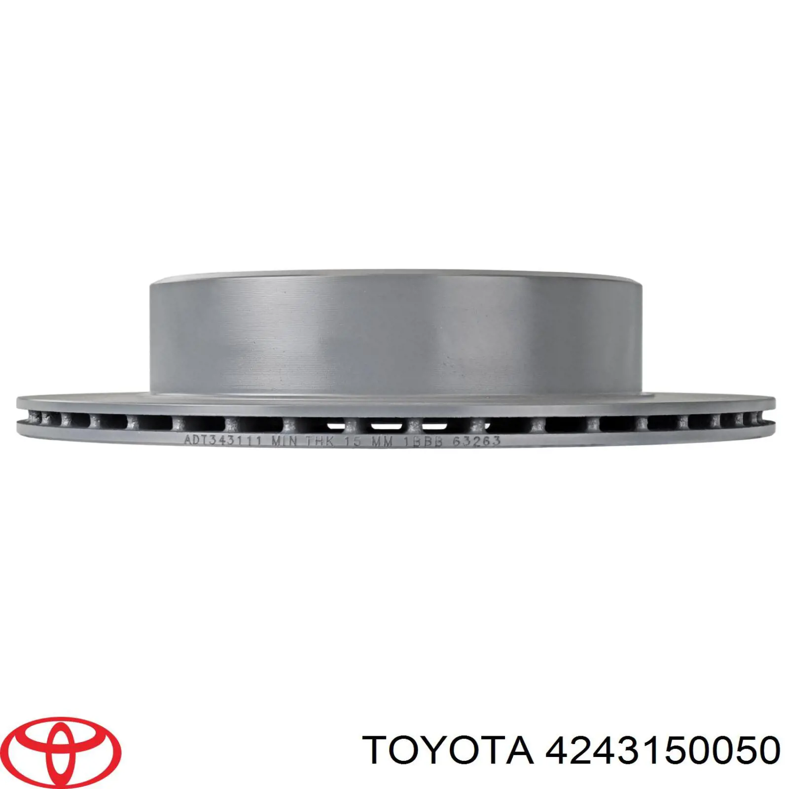 4243150050 Toyota Дискові гальма