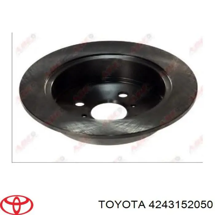 4243152050 Toyota Дискові гальма