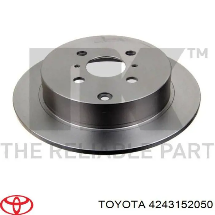 Купити 4243152050 Toyota Диск заднього гальма