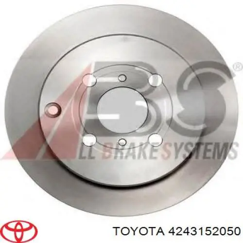 Задні дискові гальма Toyota 4243152050 ціна, від 31.01 USD