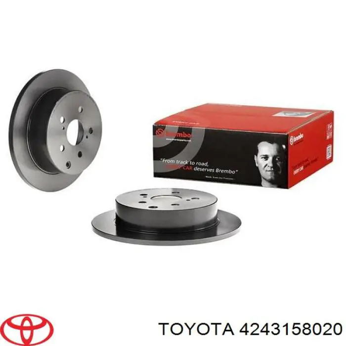 Купити 4243158020 Toyota Диск заднього гальма