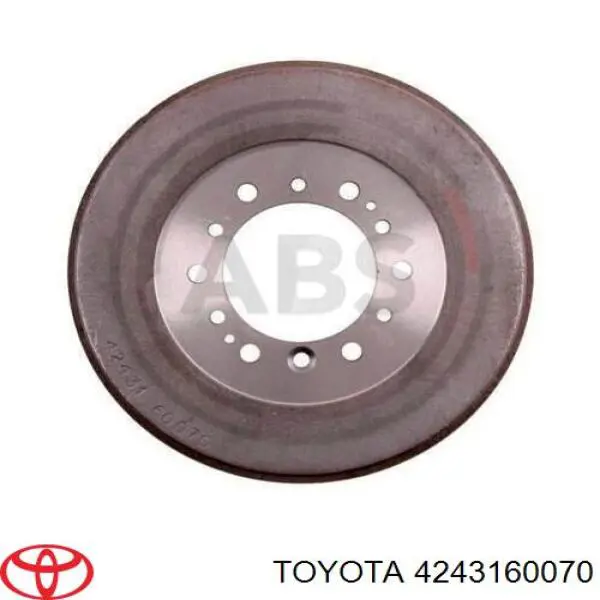 4243160070 Toyota барабан гальмівний задній