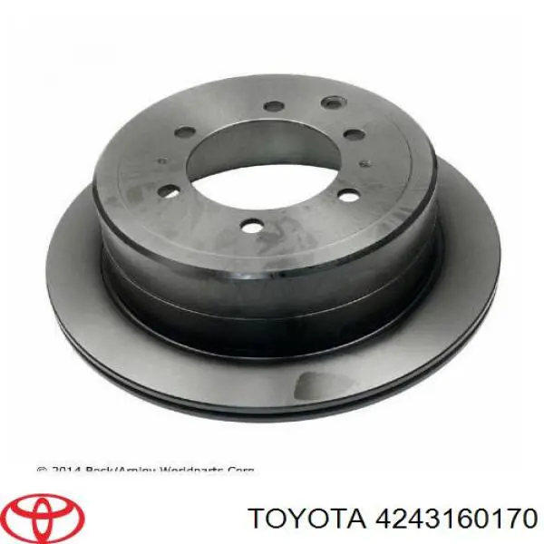 4243160170 Toyota Дискові гальма