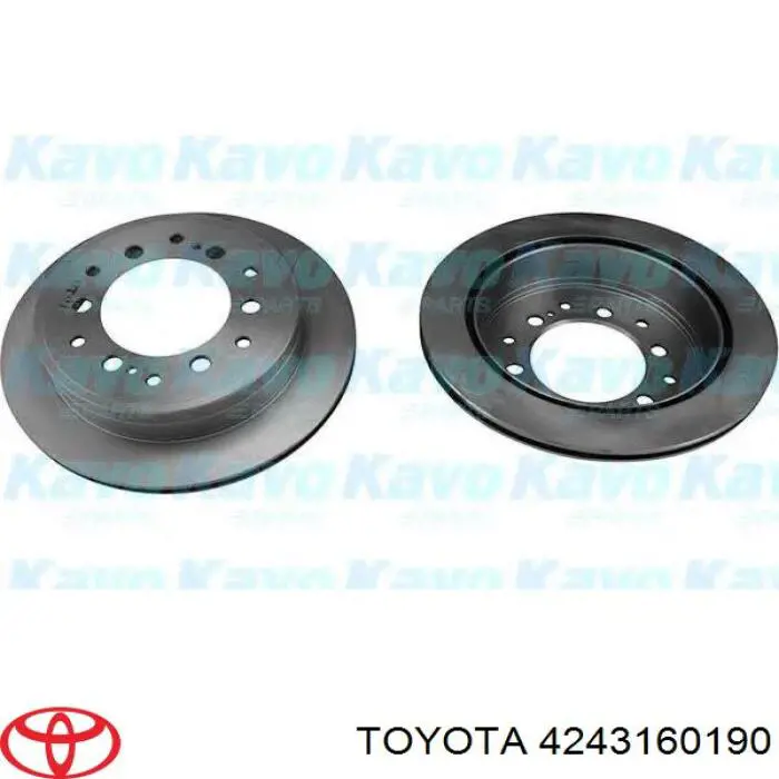 Задні дискові гальма Toyota 4243160190 ціна, від 50.16 USD