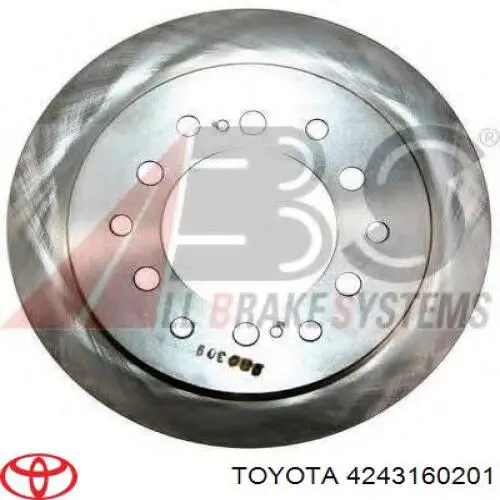 Гальмівні диски 4243160201 Toyota