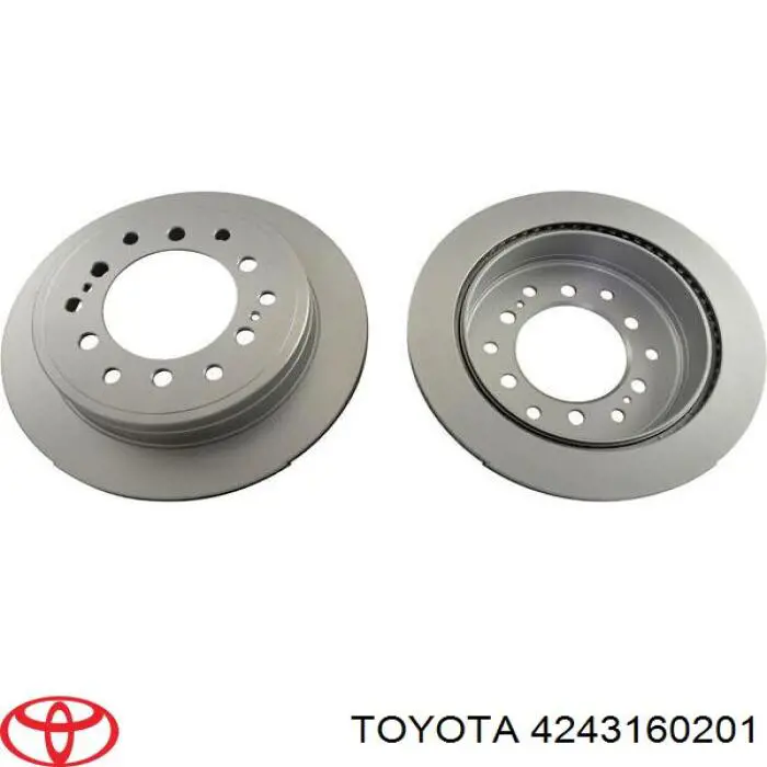 Диск гальмівний задній Toyota 4243160201