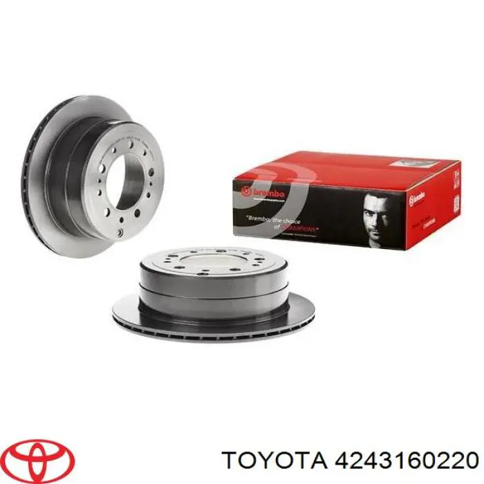 Купити 4243160220 Toyota Диск заднього гальма