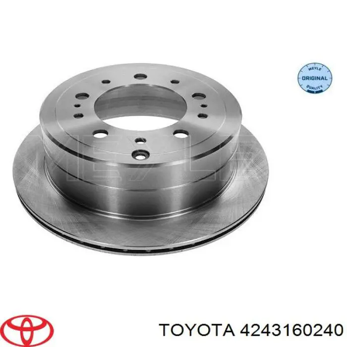 4243160240 Toyota диск гальмівний задній