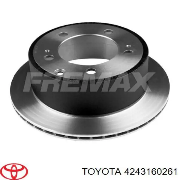 Купити 4243160261 Toyota Диск заднього гальма