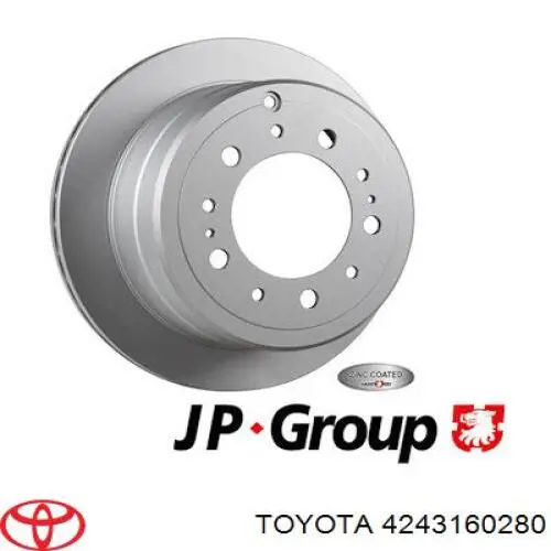 4243160280 Toyota Дискові гальма