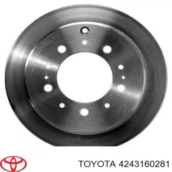 Гальмівні диски 4243160281 Toyota