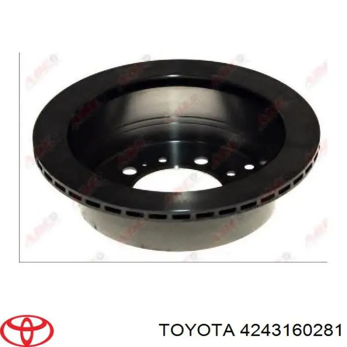 Задні дискові гальма Toyota 4243160281 ціна, від 69.81 USD
