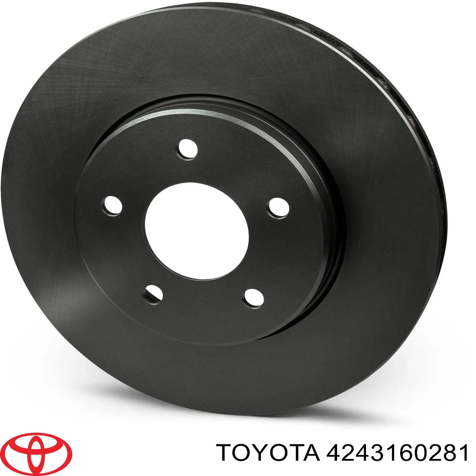 Диск гальмівний задній Toyota 4243160281