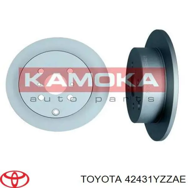 Задні дискові гальма Toyota 42431YZZAE ціна, від 27.41 USD