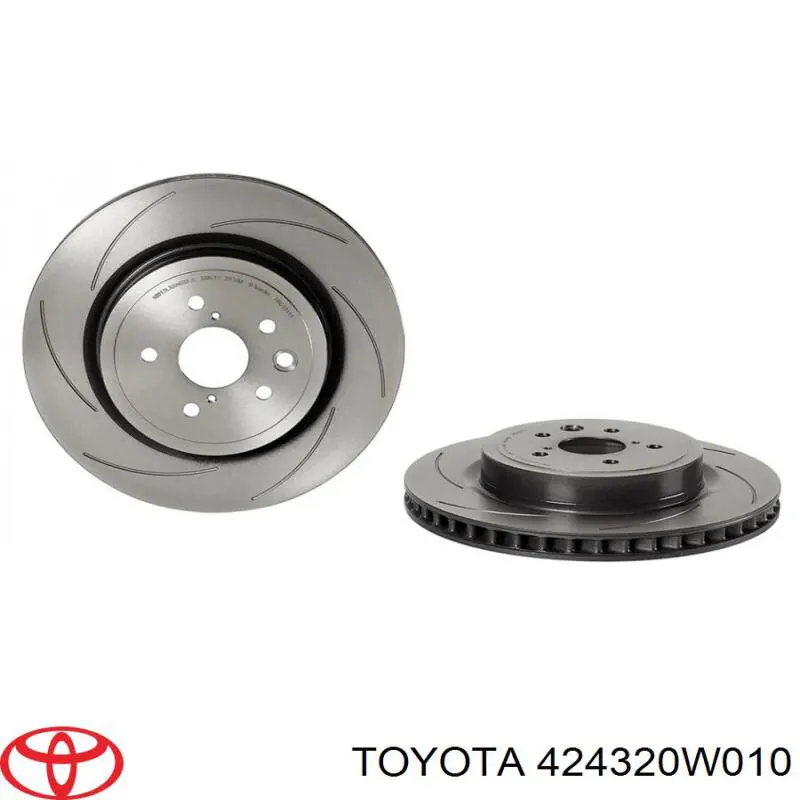 Купити 424320W010 Toyota Диск заднього гальма